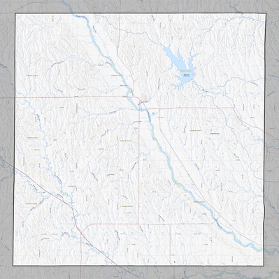 Sherman County NE USGS topo map