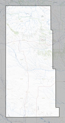 Sioux County NE USGS topo map