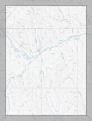 Stanton County NE USGS topo map