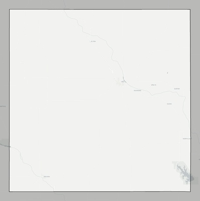Valley County NE county basemap context