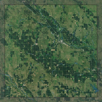 Valley County NE USGS imagery and topo map
