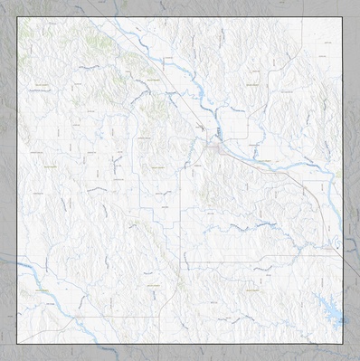 Valley County NE USGS topo map