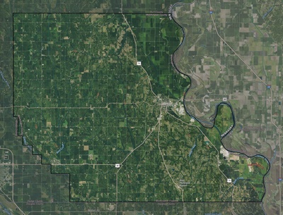 Washington County NE USGS imagery and topo map