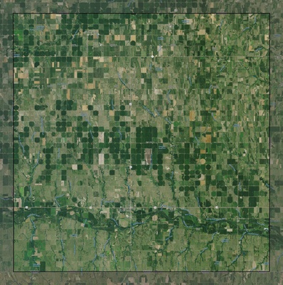 Webster County NE USGS imagery and topo map