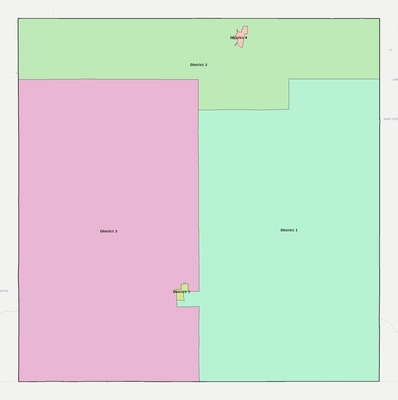 Webster County NE townships and subdivisions map