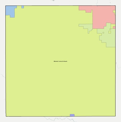 Wheeler County NE school district boundaries map