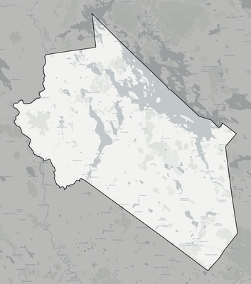 Belknap County NH county basemap context
