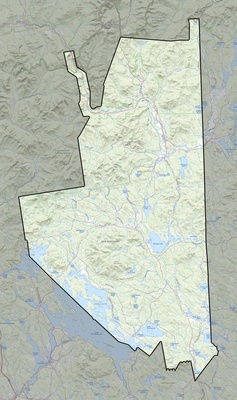 Carroll County NH USGS topo map