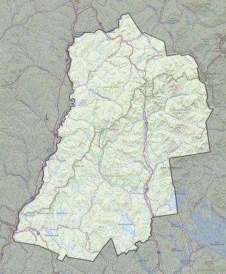 Grafton County NH USGS topo map