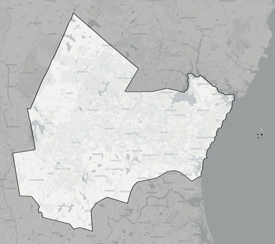 Rockingham County NH county basemap context