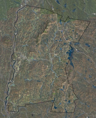 Sullivan County NH USGS imagery and topo map
