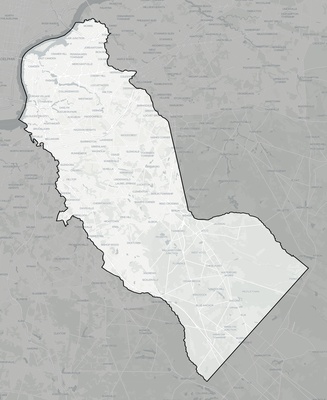 Camden County NJ county basemap context