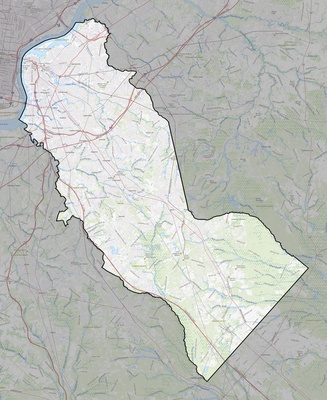 Camden County NJ USGS topo map
