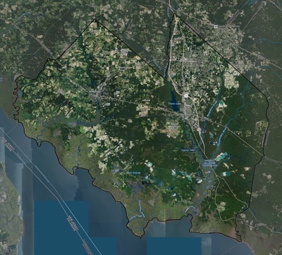 Cumberland County NJ USGS imagery and topo map