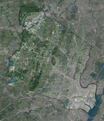 Essex County NJ USGS imagery and topo map