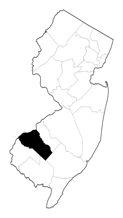 Gloucester County in New Jersey