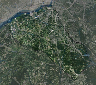 Gloucester County NJ USGS imagery and topo map