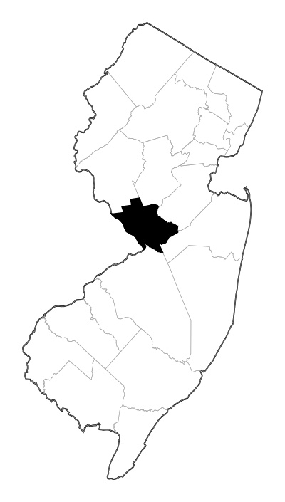 Mercer County in New Jersey