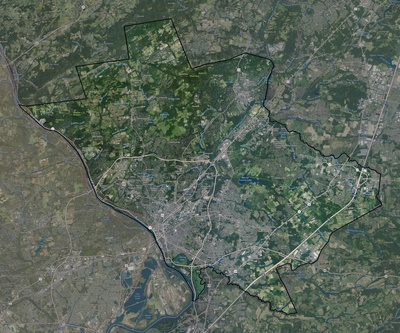 Mercer County NJ USGS imagery and topo map