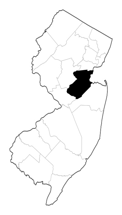 Middlesex County in New Jersey