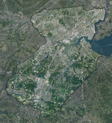 Middlesex County NJ USGS imagery and topo map
