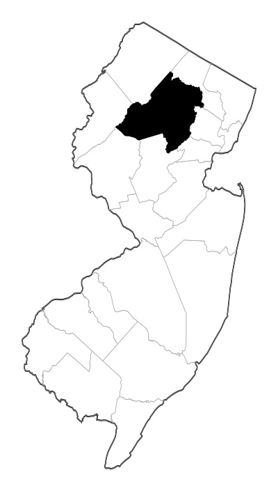 Morris County in New Jersey