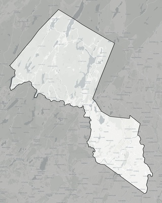 Passaic County NJ county basemap context