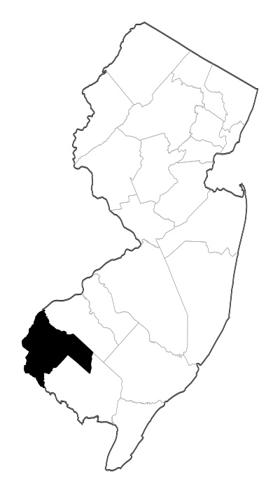 Salem County in New Jersey