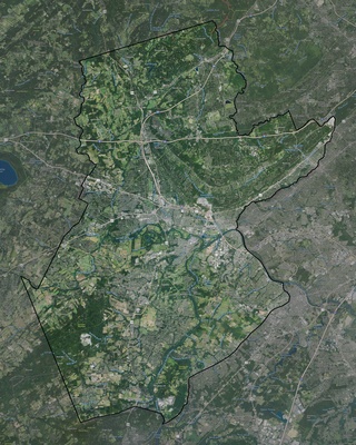 Somerset County NJ USGS imagery and topo map