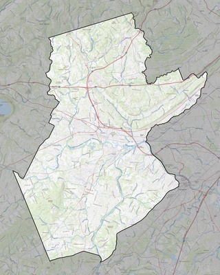 Somerset County NJ USGS topo map