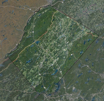 Sussex County NJ USGS imagery and topo map