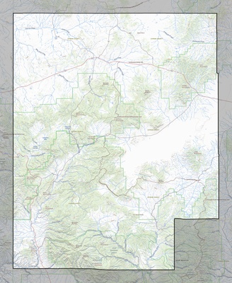 Catron County NM USGS topo map