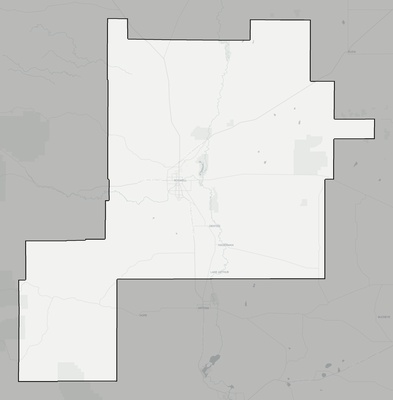 Chaves County NM county basemap context