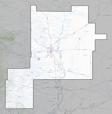 Chaves County NM USGS topo map