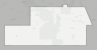Cibola County NM county basemap context