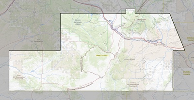 Cibola County NM USGS topo map
