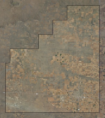 Curry County NM USGS imagery and topo map