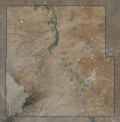 Eddy County NM USGS imagery and topo map