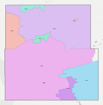 Eddy County NM ZIP code boundaries map