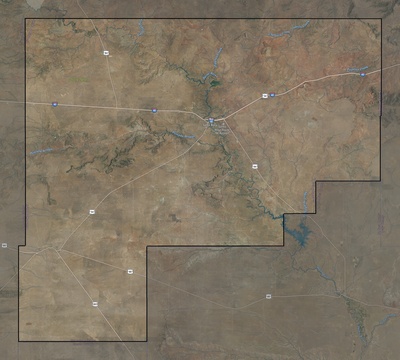 Guadalupe County NM USGS imagery and topo map