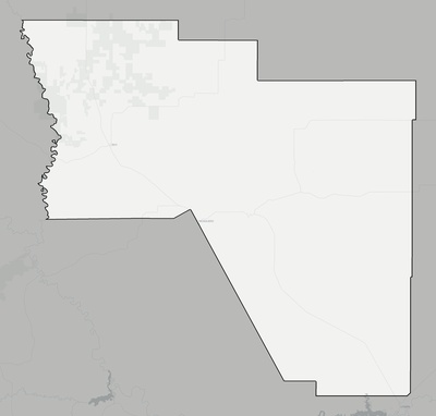 Harding County NM county basemap context