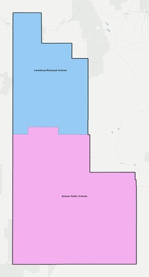 Hidalgo County NM school district boundaries map