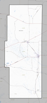 Lea County NM USGS topo map