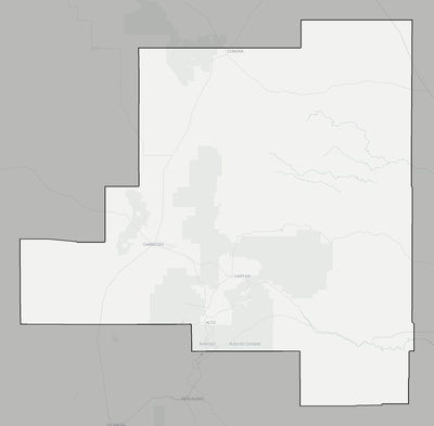 Lincoln County NM county basemap context