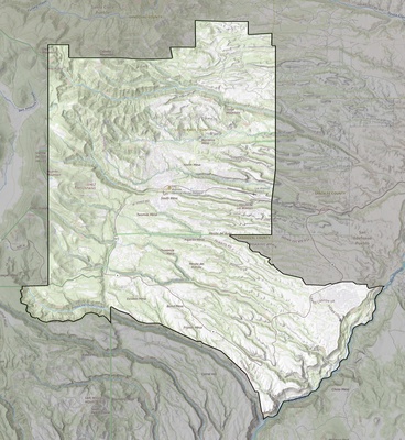 Los Alamos County NM USGS topo map