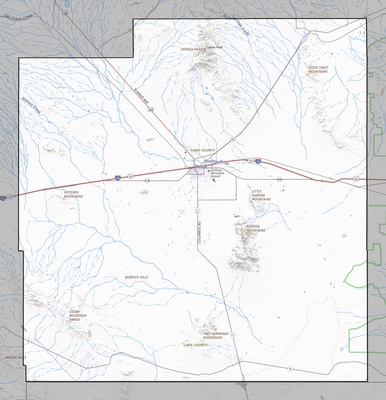 Luna County NM USGS topo map