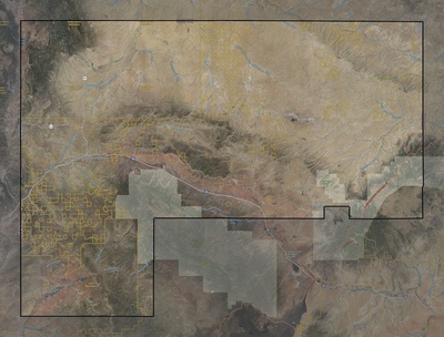 McKinley County NM USGS imagery and topo map
