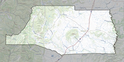 Mora County NM USGS topo map