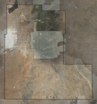 Otero County NM USGS imagery and topo map