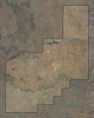 Quay County NM USGS imagery and topo map